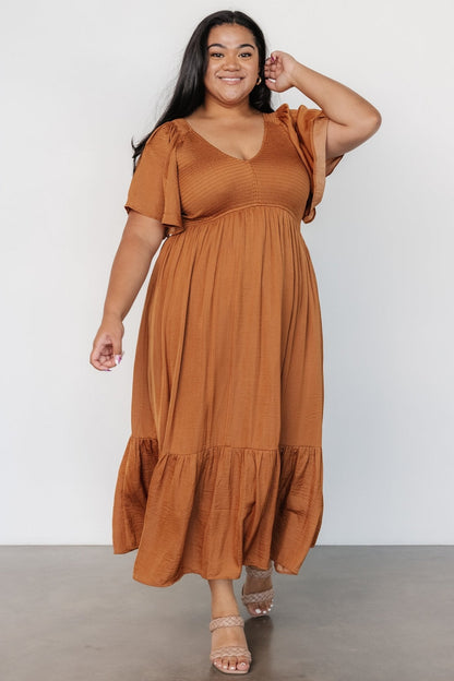 Baltic Born - Lovell Smocked Midi Dress