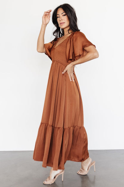 Baltic Born - Lovell Smocked Midi Dress