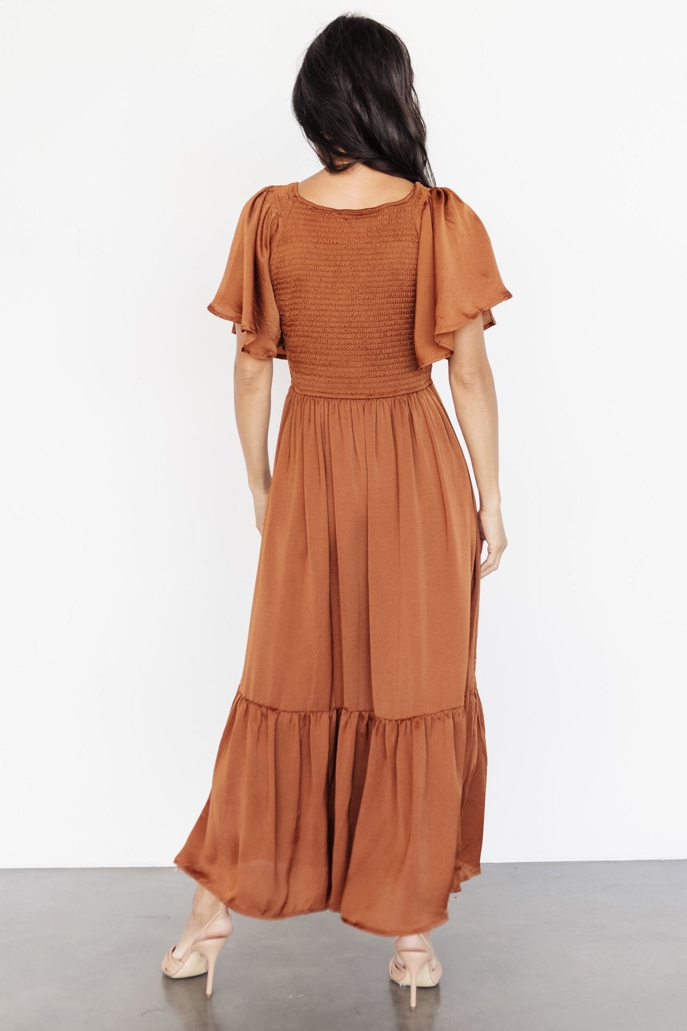 Baltic Born - Lovell Smocked Midi Dress