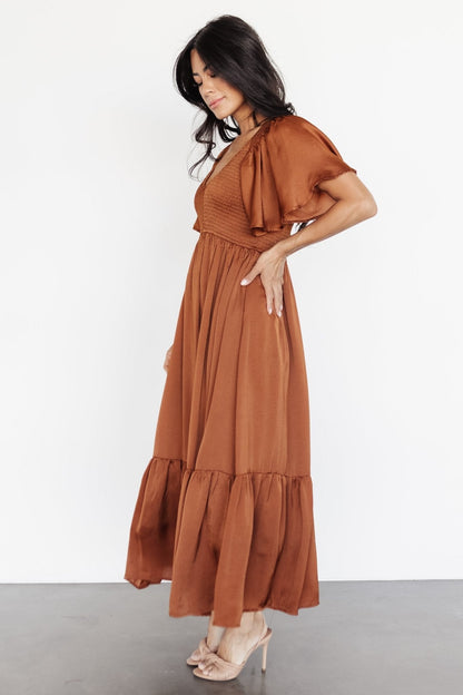 Baltic Born - Lovell Smocked Midi Dress
