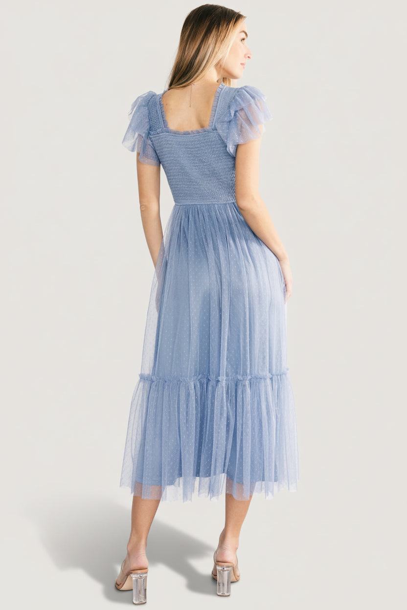 Baltic Born - Elowyn Lace Top Midi Dress