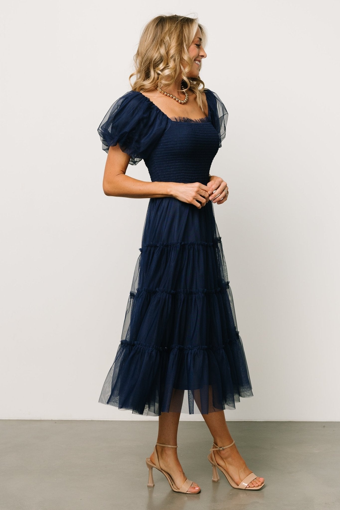 Baltic Born - Liv Tulle Midi Dress