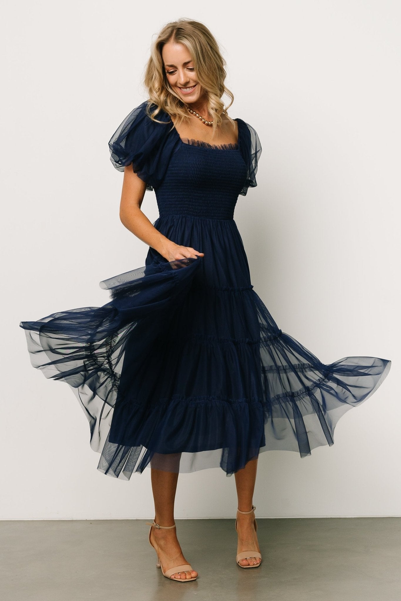 Baltic Born - Liv Tulle Midi Dress