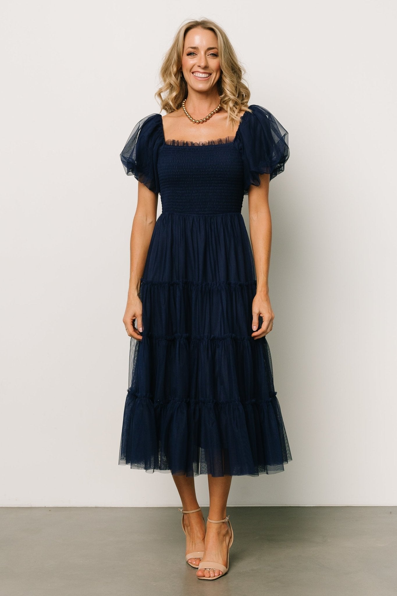 Baltic Born - Liv Tulle Midi Dress