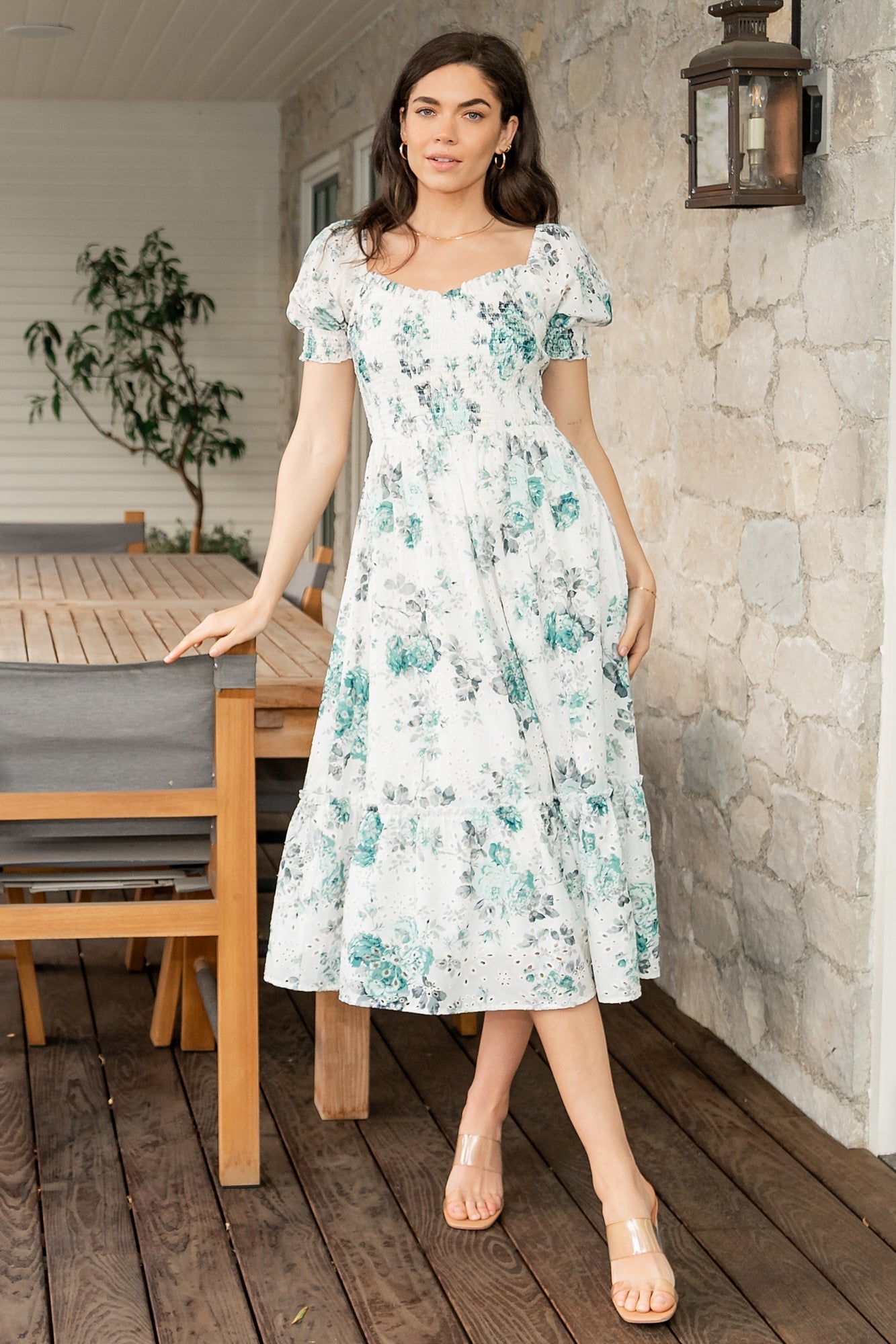 Baltic Born - Piper Eyelet Midi Dress