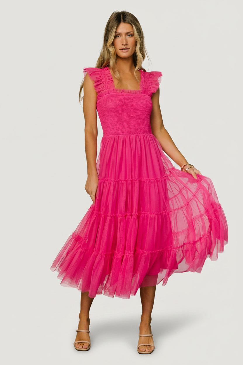 Baltic Born - Emma Smocked Tulle Dress