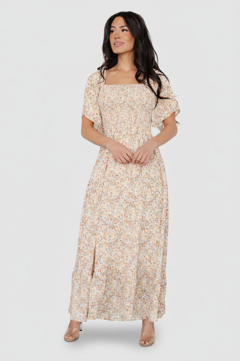Baltic Born - Ellory Smocked Midi Dress