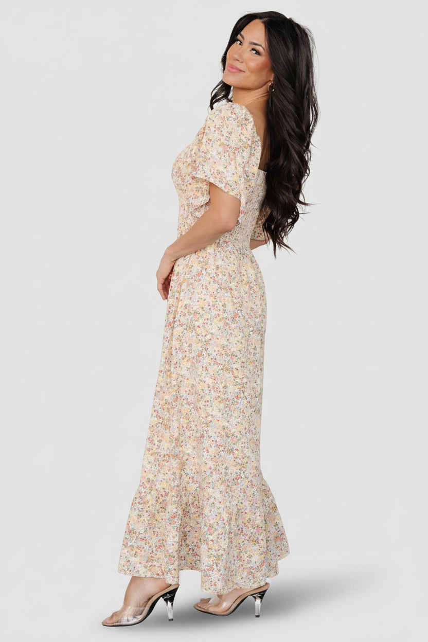 Baltic Born - Ellory Smocked Midi Dress
