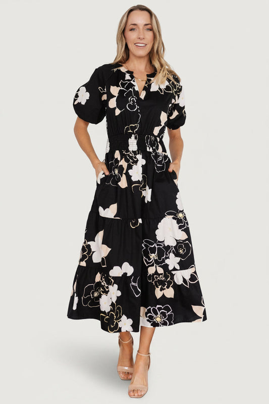 Baltic Born - Hacienda Tiered Midi Dress