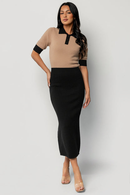 Baltic Born - Gwendolyn Collared Midi Dress