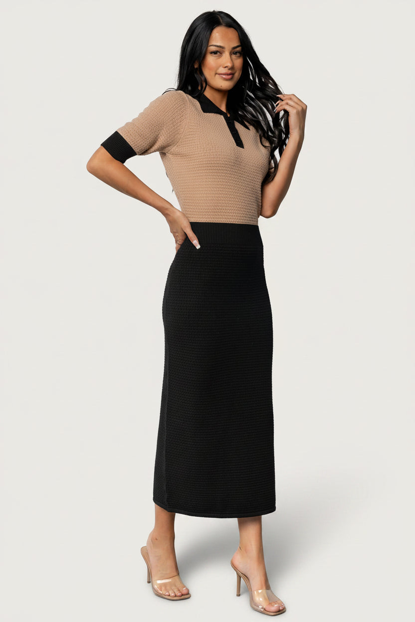 Baltic Born - Gwendolyn Collared Midi Dress