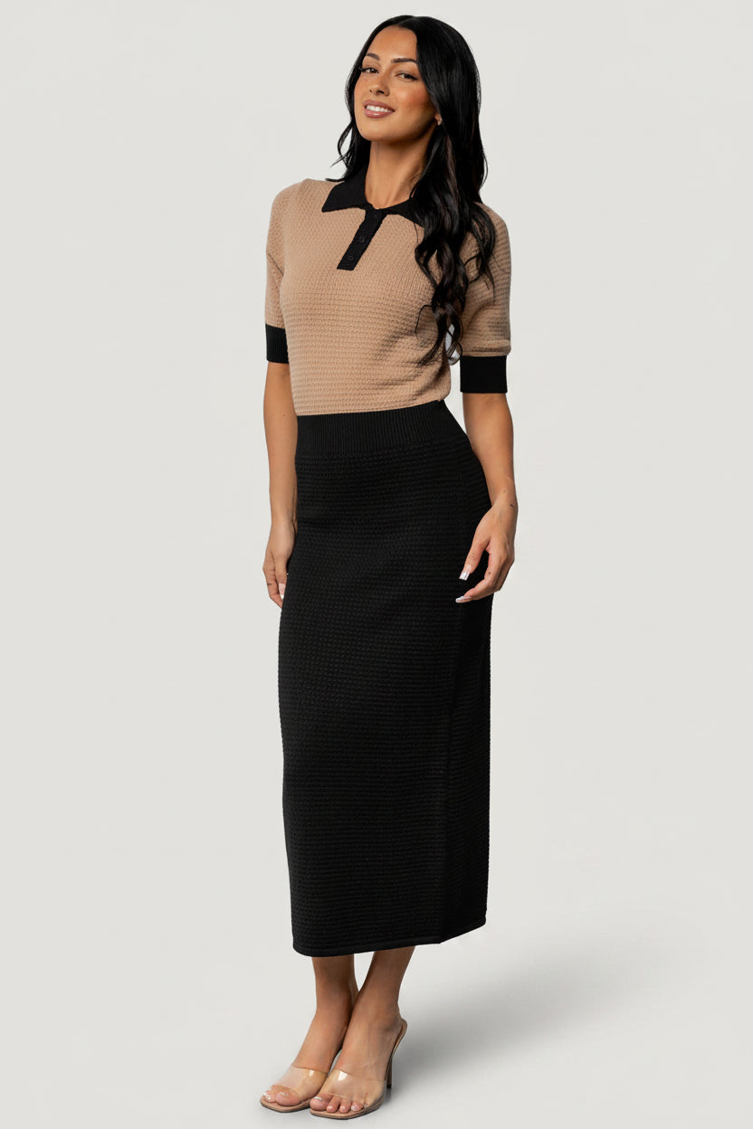 Baltic Born - Gwendolyn Collared Midi Dress