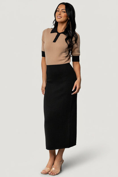 Baltic Born - Gwendolyn Collared Midi Dress