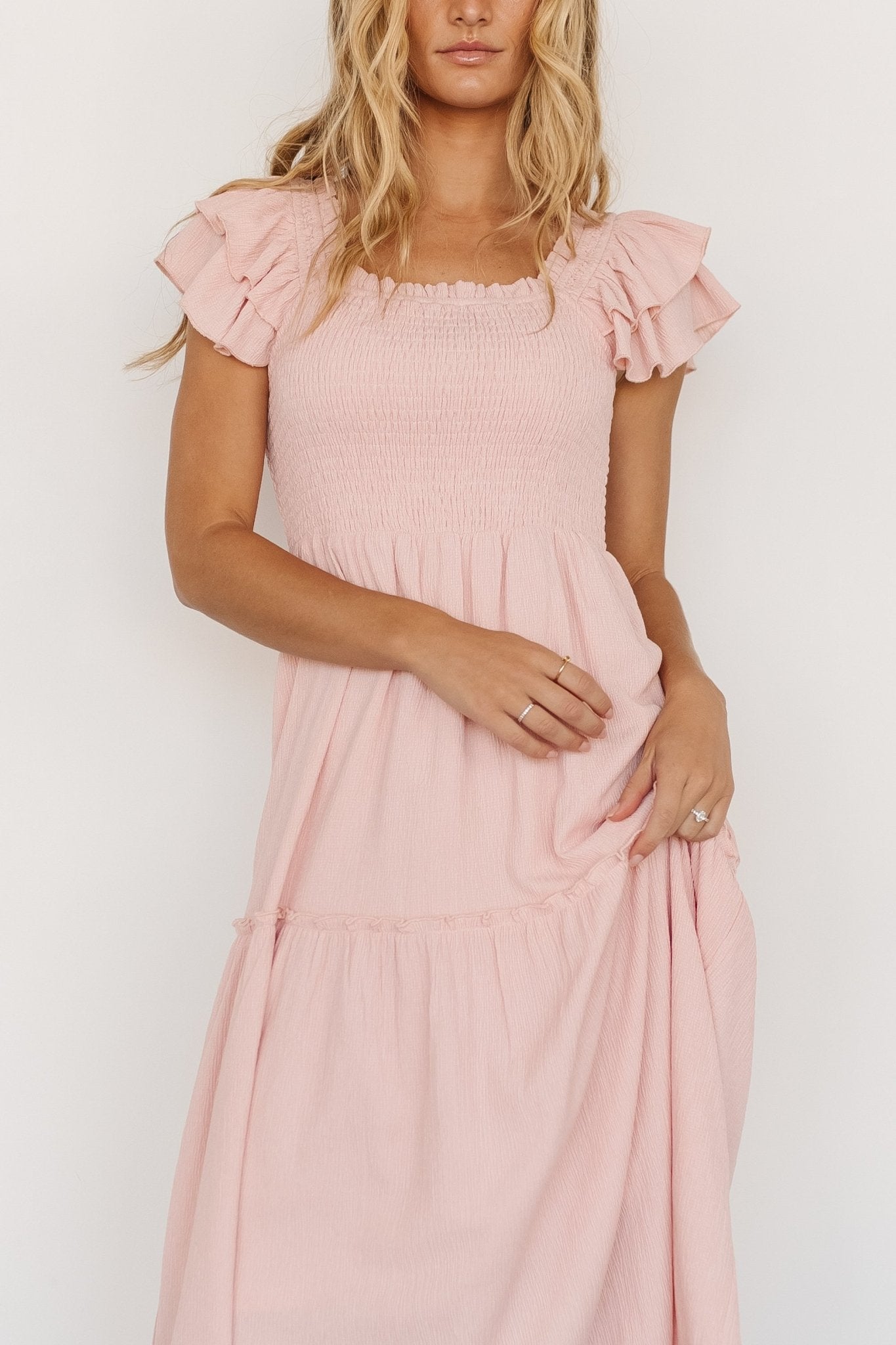 Baltic Born - Jacie Smocked Midi Dress