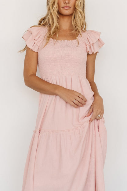 Baltic Born - Jacie Smocked Midi Dress