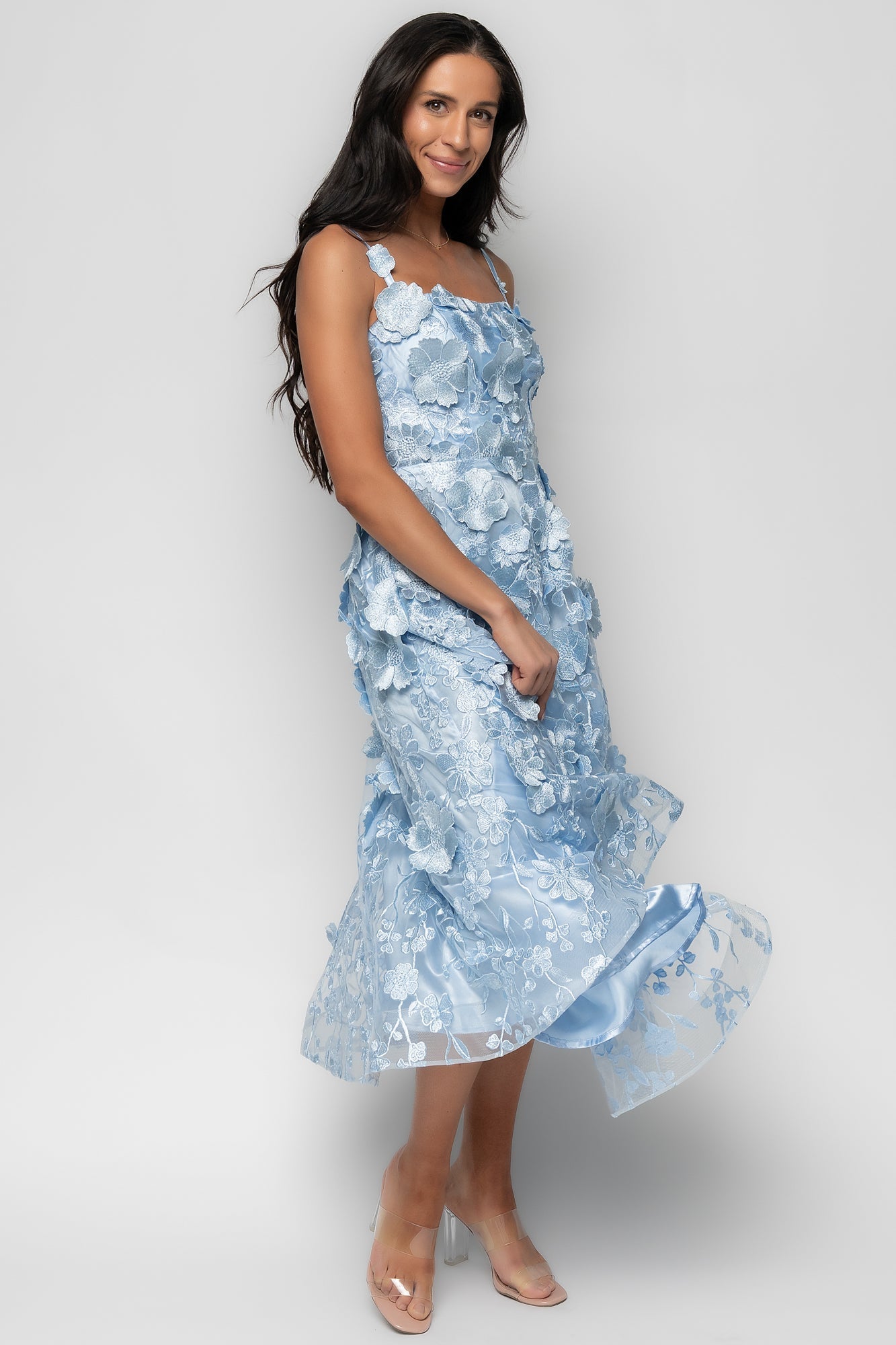 Baltic Born - Soleil Floral Applique Midi Dress