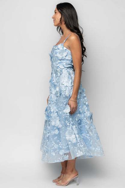 Baltic Born - Soleil Floral Applique Midi Dress
