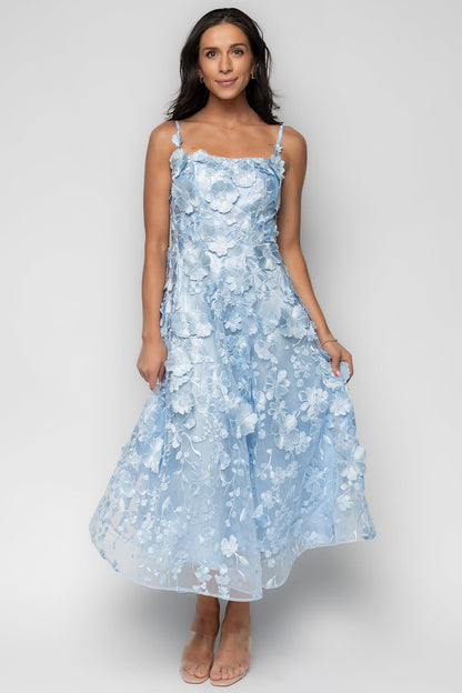 Baltic Born - Soleil Floral Applique Midi Dress