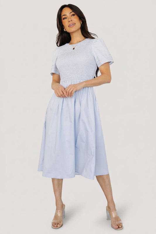 Baltic Born - Farrah Smocked Midi Dress