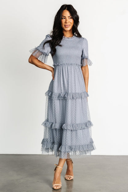 Baltic Born - Lysandra Smocked Dot Dress