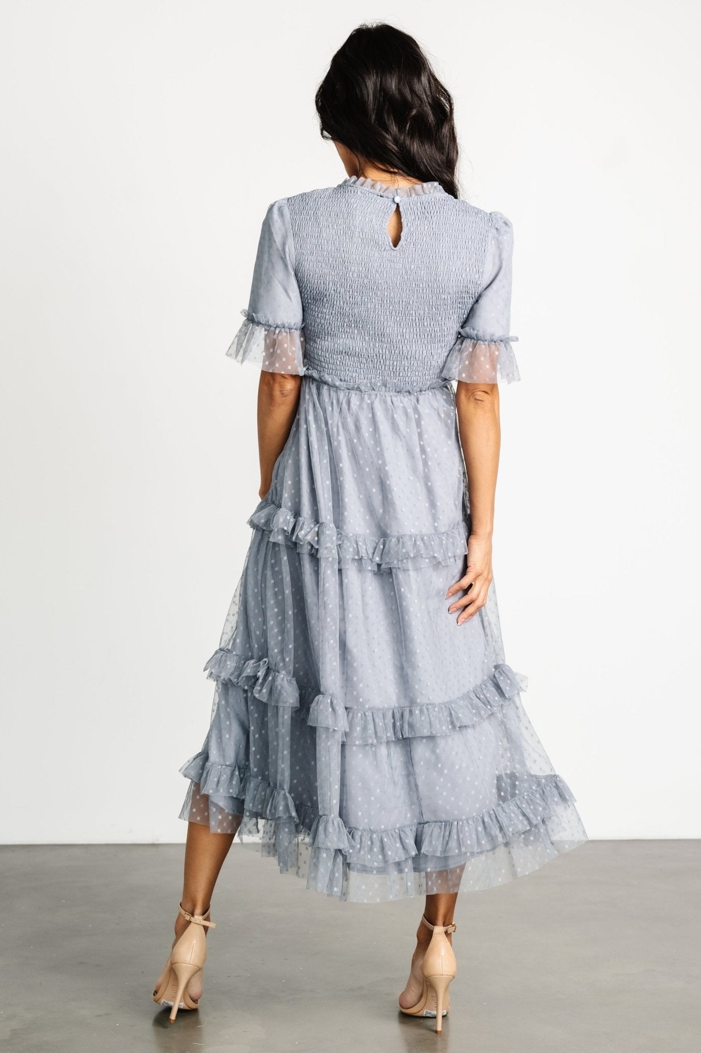Baltic Born - Lysandra Smocked Dot Dress