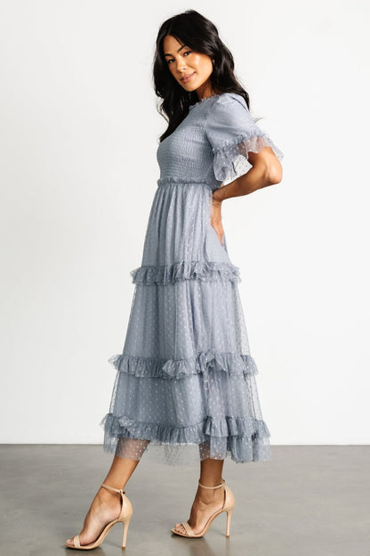 Baltic Born - Lysandra Smocked Dot Dress