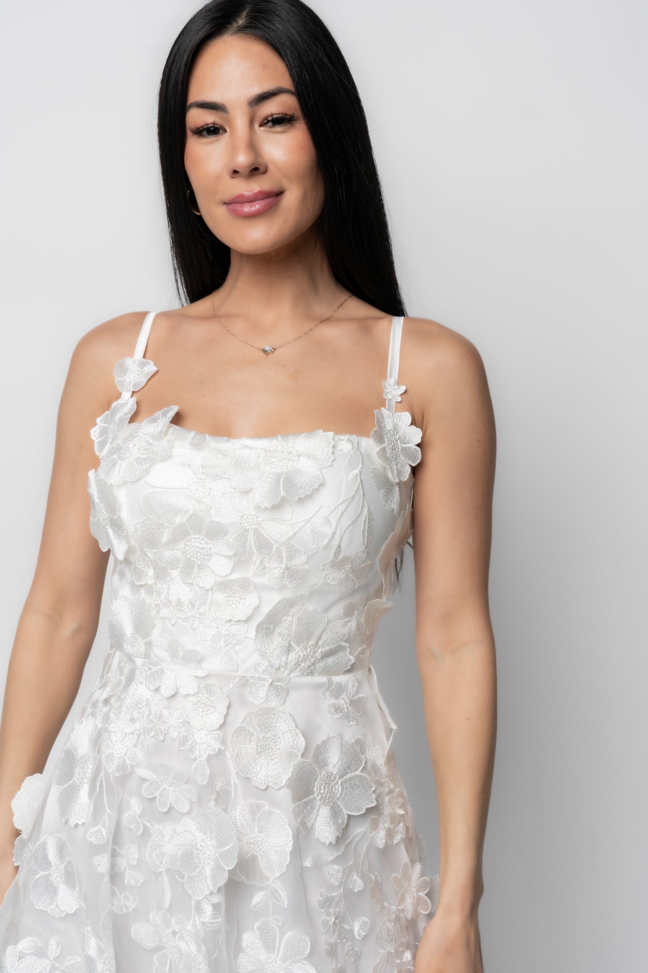 Baltic Born - Soleil Floral Applique Midi Dress