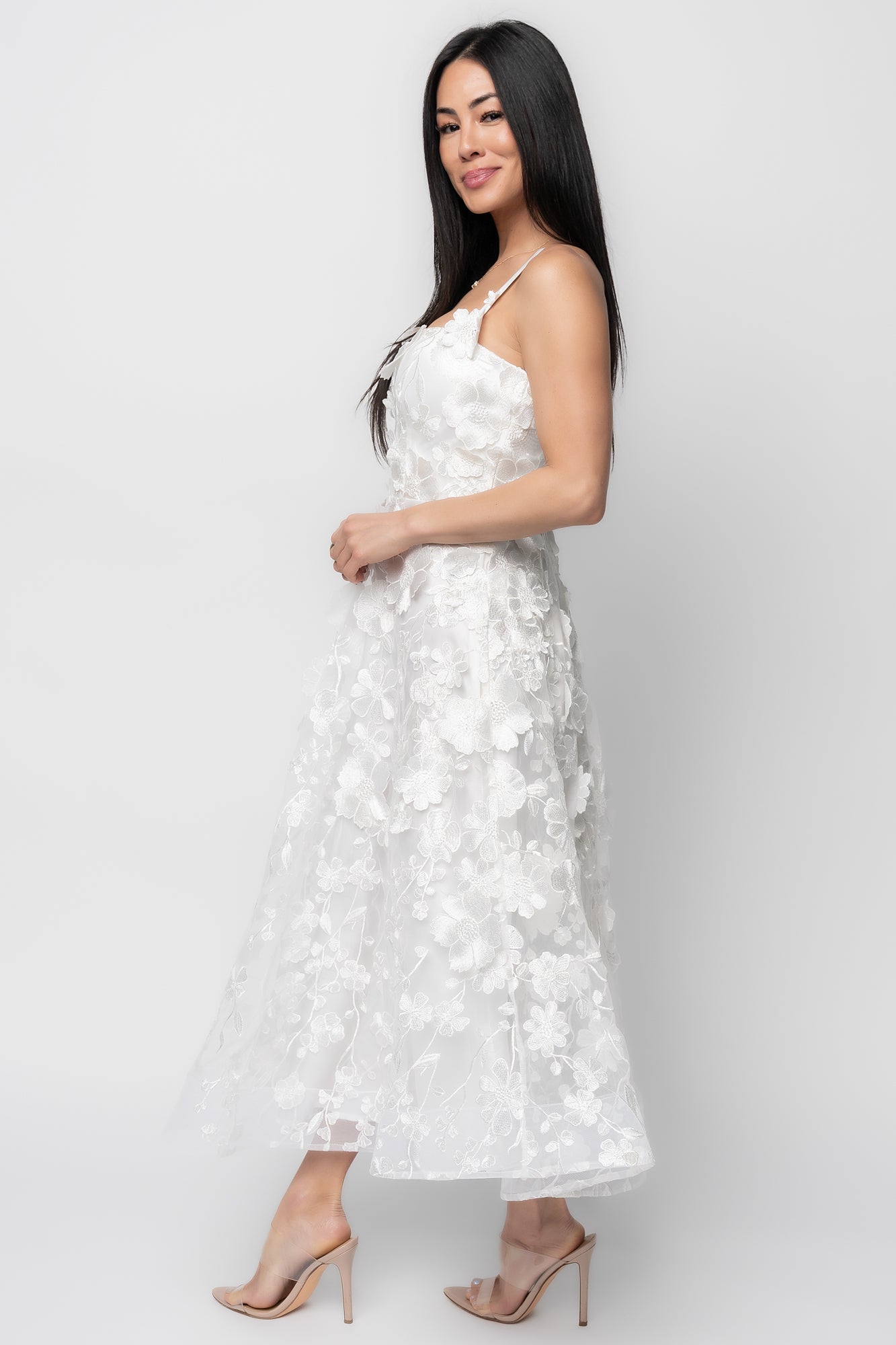 Baltic Born - Soleil Floral Applique Midi Dress