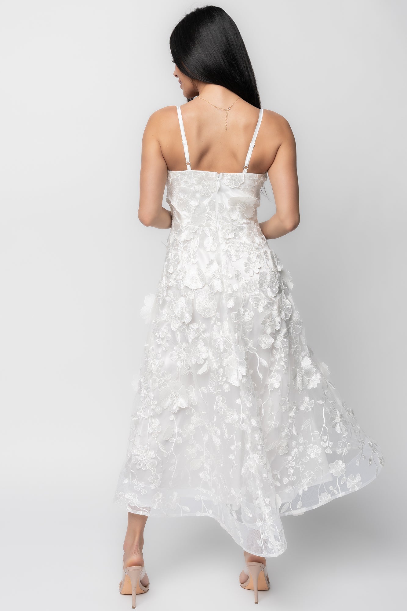 Baltic Born - Soleil Floral Applique Midi Dress