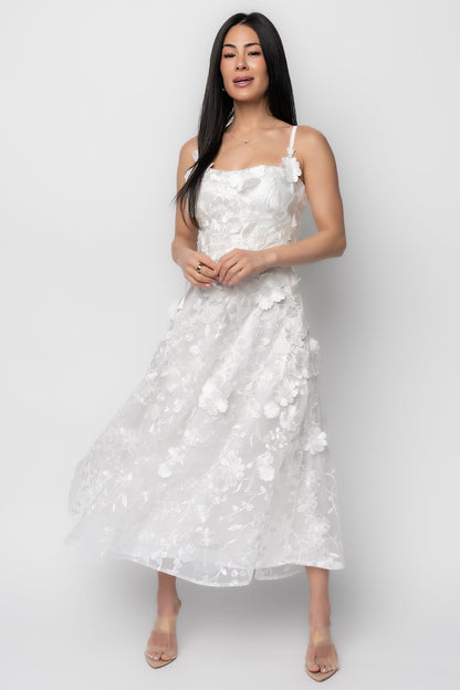 Baltic Born - Soleil Floral Applique Midi Dress