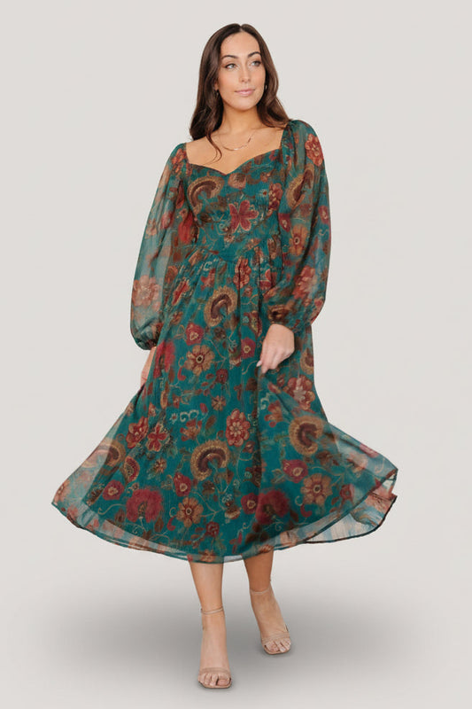 Baltic Born - Babette Basque Waist Dress