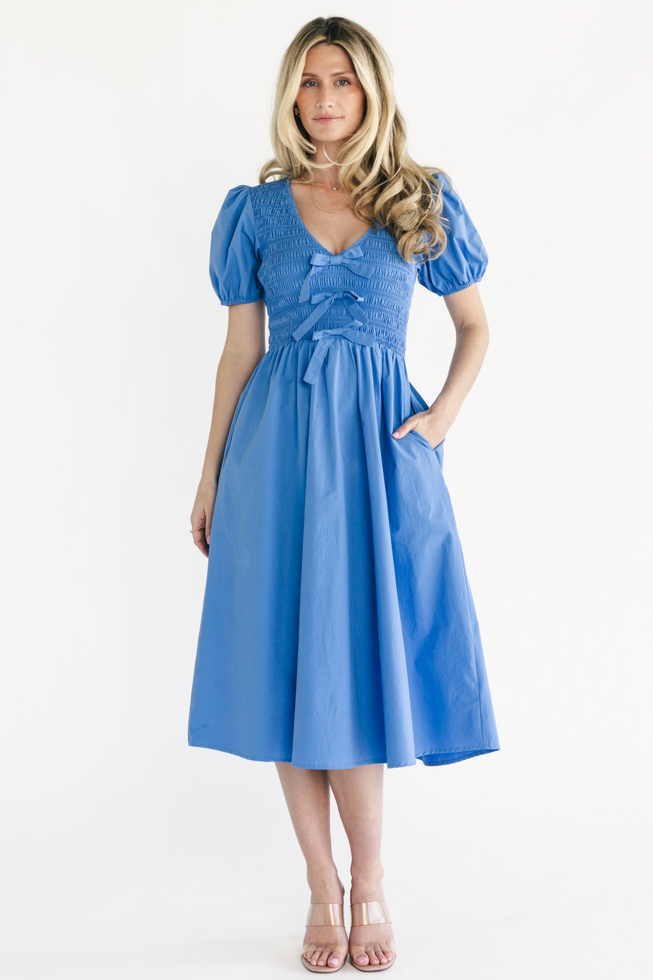 Baltic Born - Pixie Midi Bow Dress