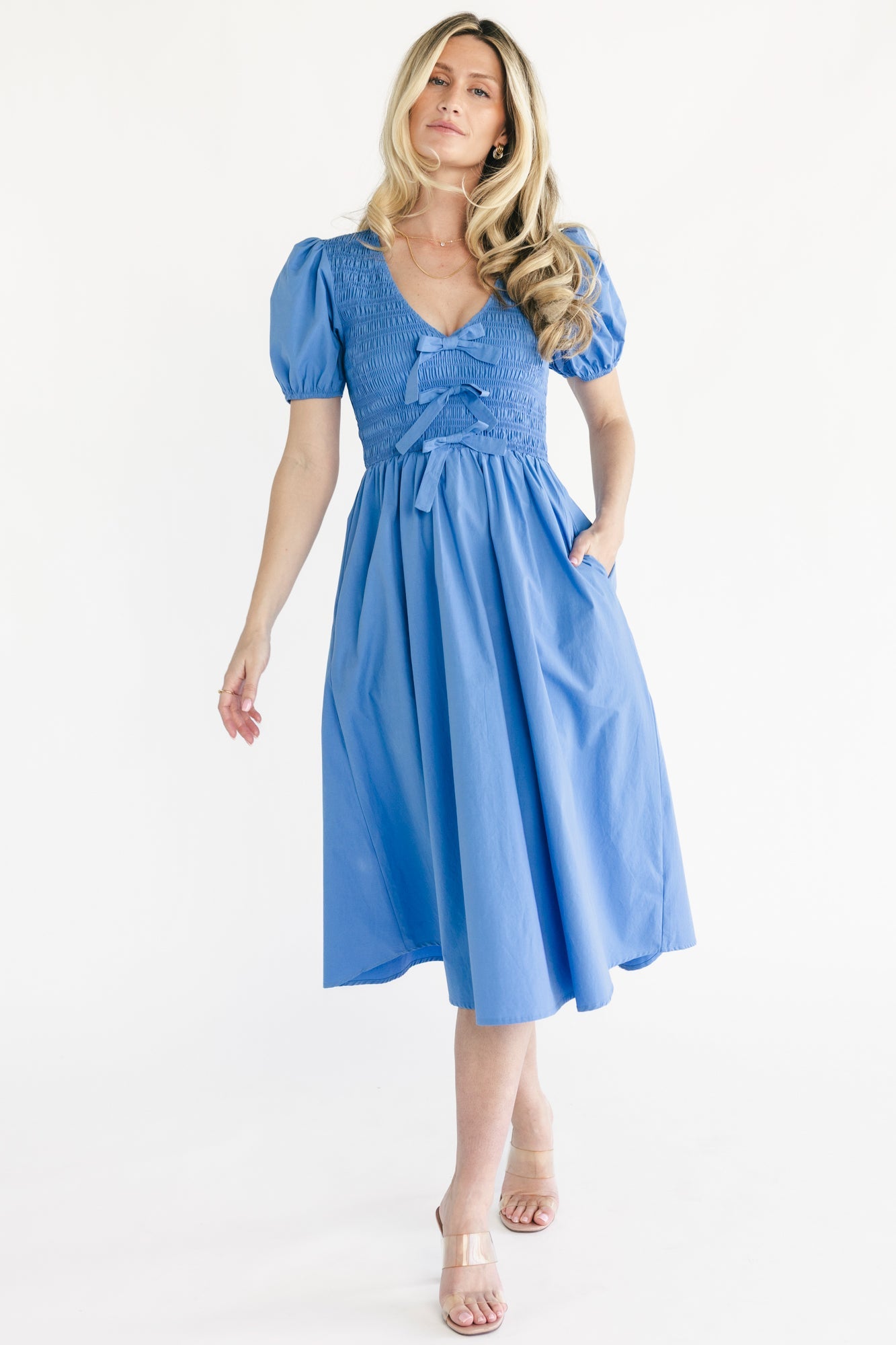 Baltic Born - Pixie Midi Bow Dress