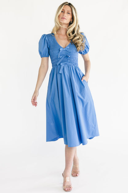 Baltic Born - Pixie Midi Bow Dress