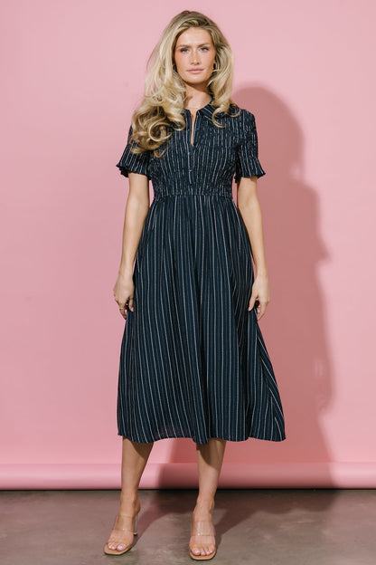 Baltic Born - Dottie Striped Midi Dress