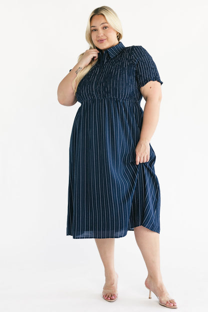 Baltic Born - Dottie Striped Midi Dress