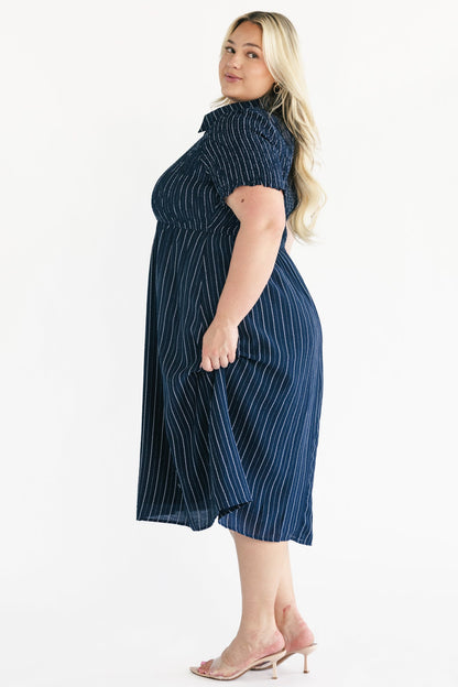 Baltic Born - Dottie Striped Midi Dress