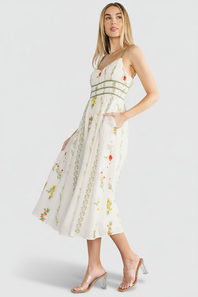 Baltic Born - Cerise Midi Dress