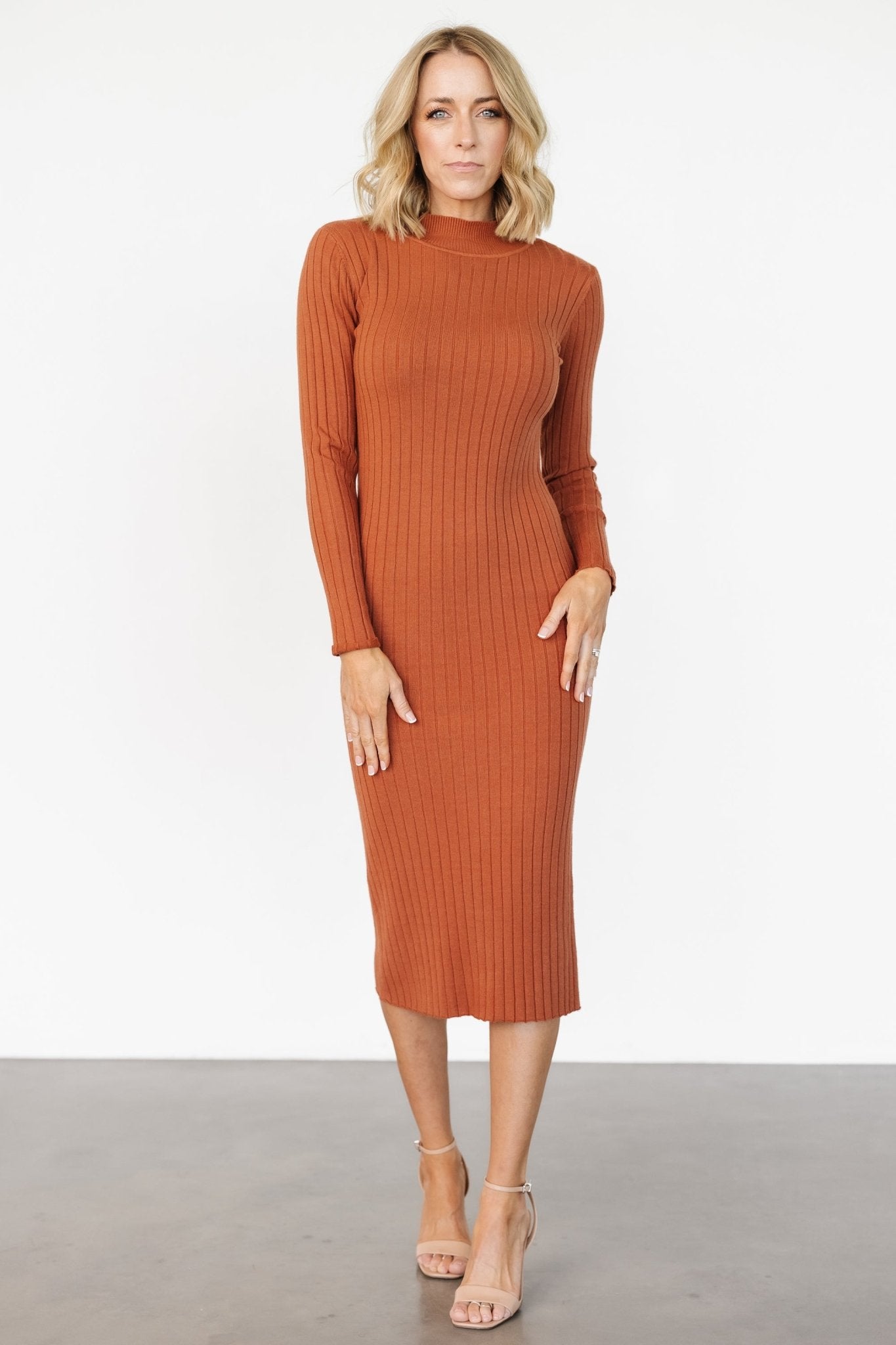 Baltic Born - Jill Ribbed Midi Dress