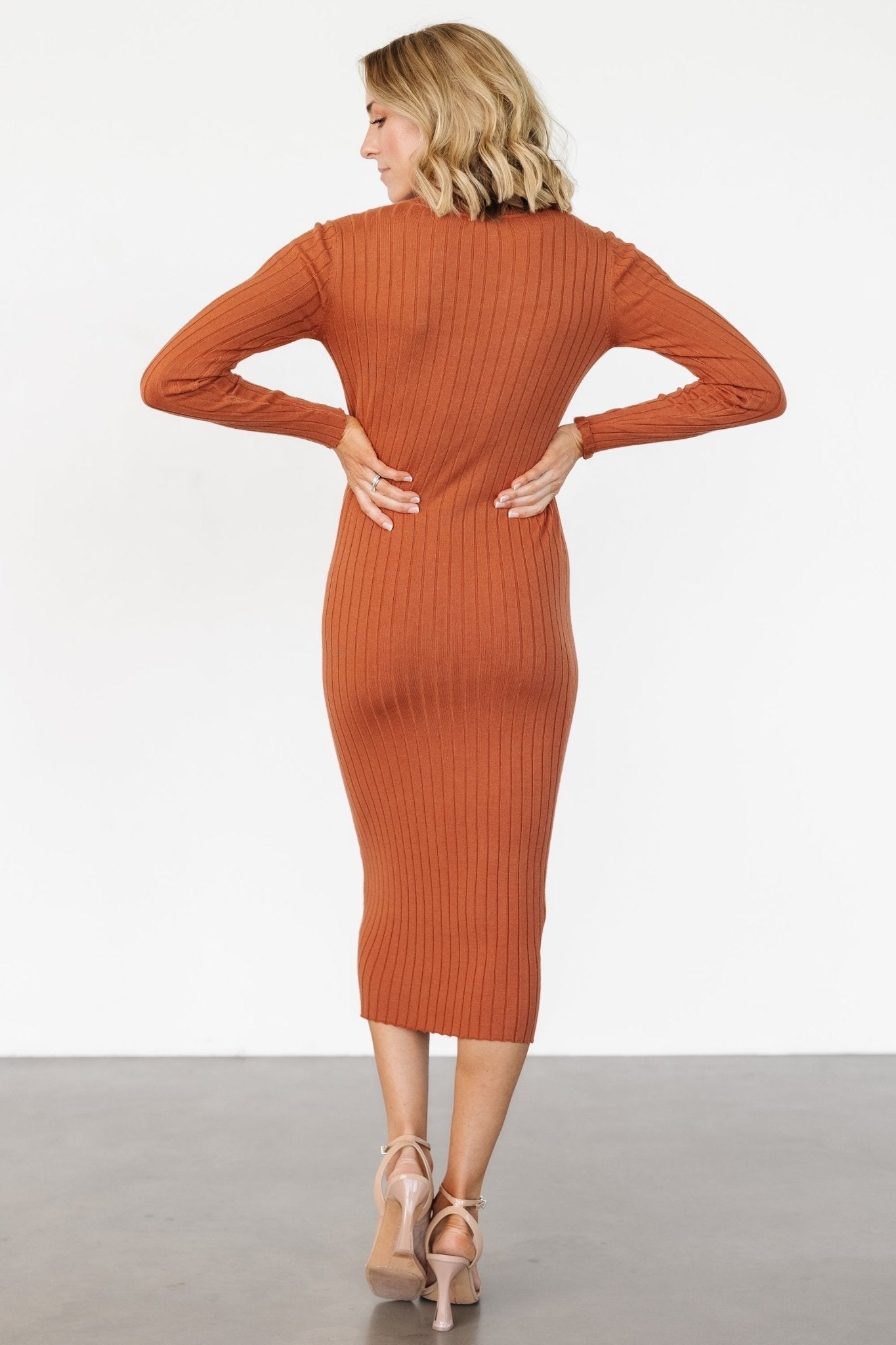 Baltic Born - Jill Ribbed Midi Dress