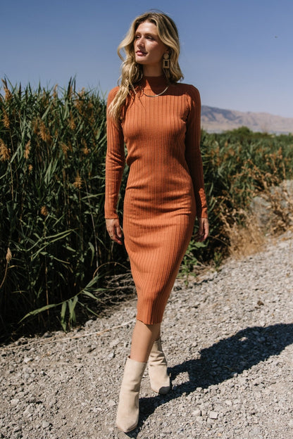 Baltic Born - Jill Ribbed Midi Dress
