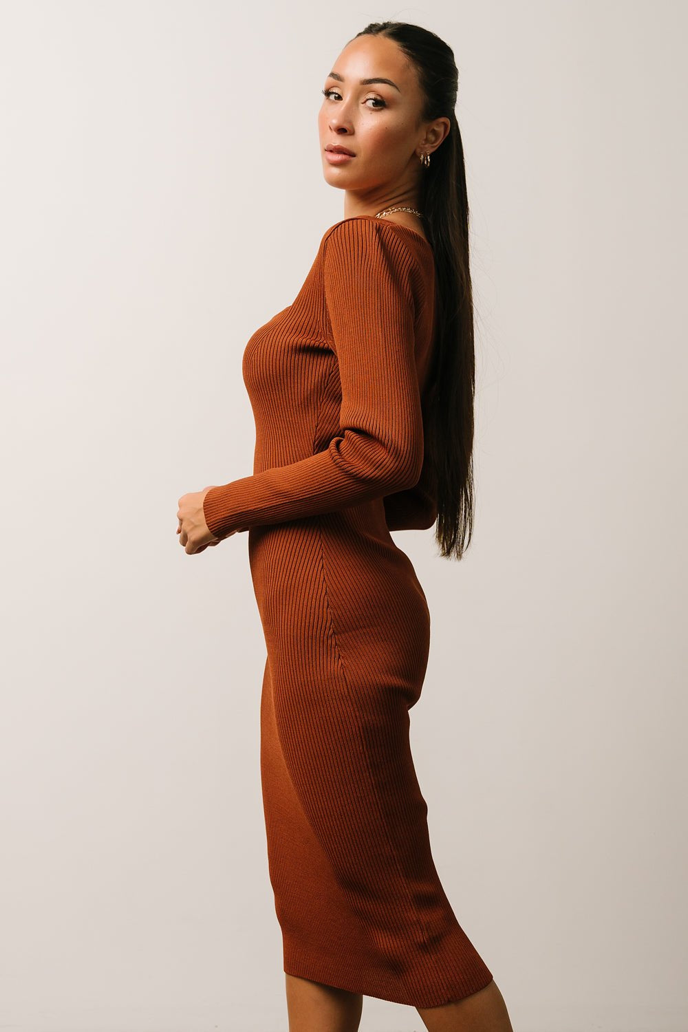 Baltic Born - Waldorf Ribbed Midi Dress