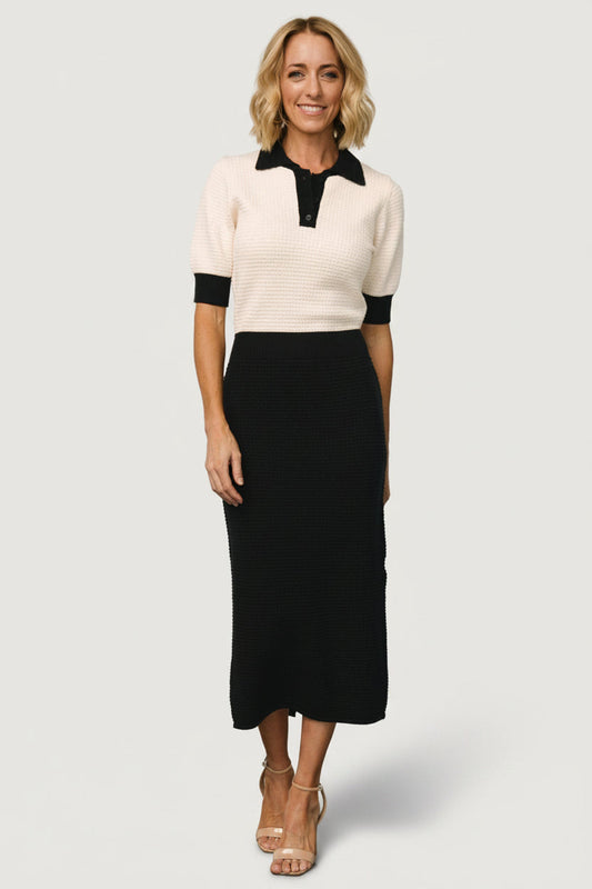 Baltic Born - Gwendolyn Collared Midi Dress