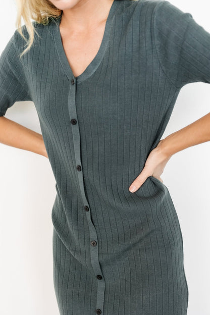 Baltic Born - Alicia Ribbed Midi Dress
