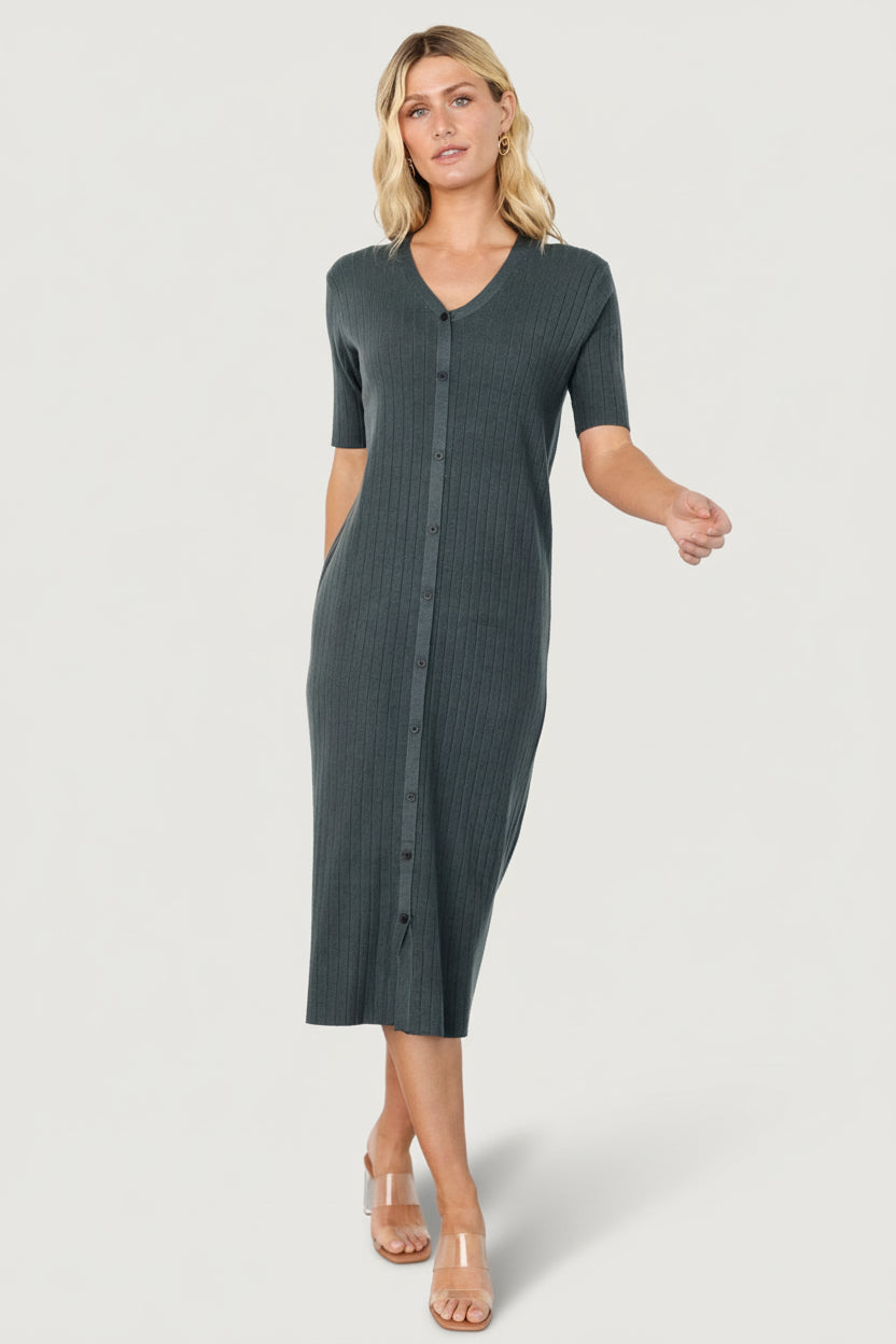 Baltic Born - Alicia Ribbed Midi Dress
