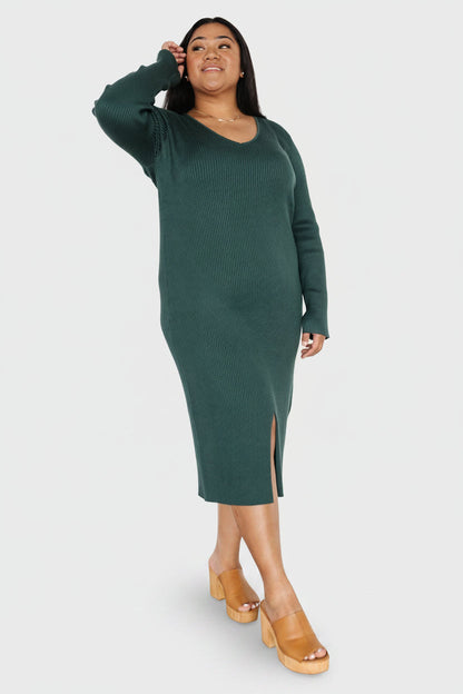 Baltic Born - Fairmount Ribbed Midi Dress