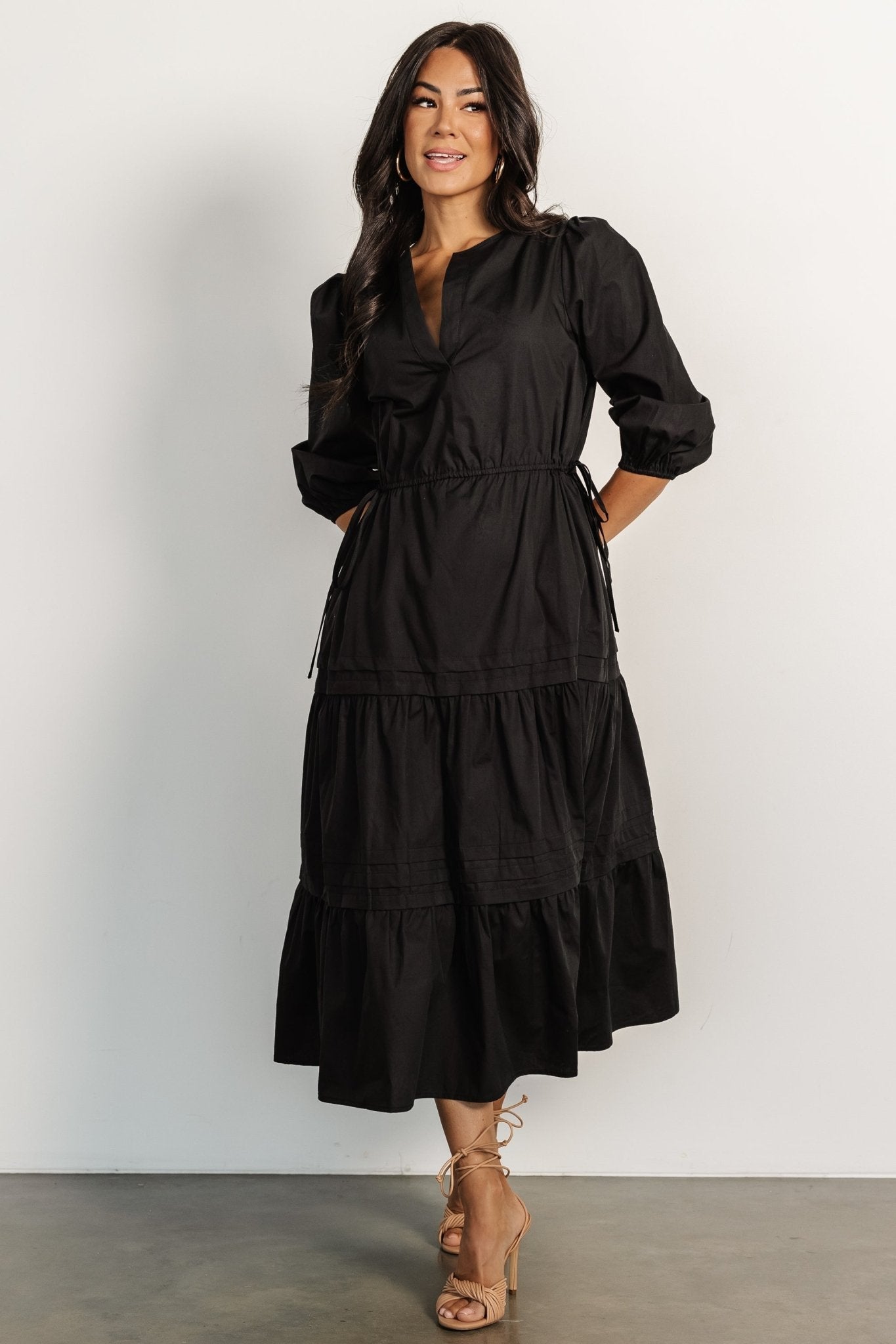 Baltic Born - Santa Fe Poplin Midi Dress