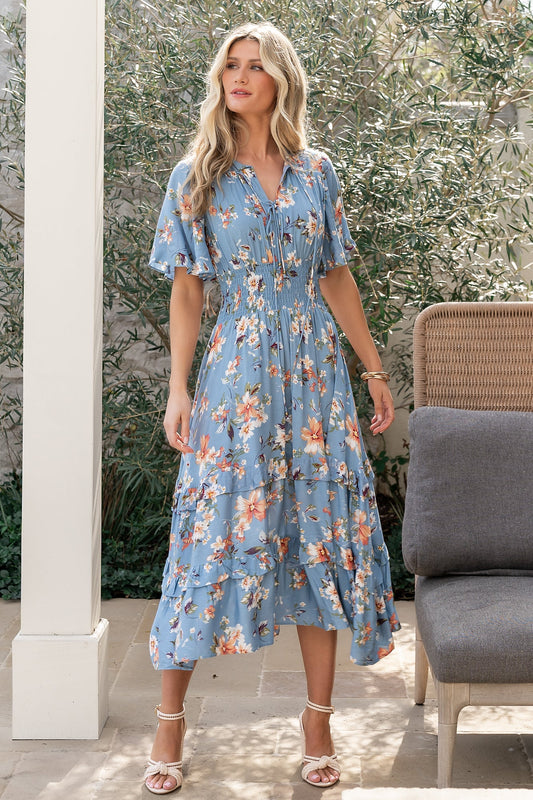 Baltic Born - Spell Boho Midi Dress