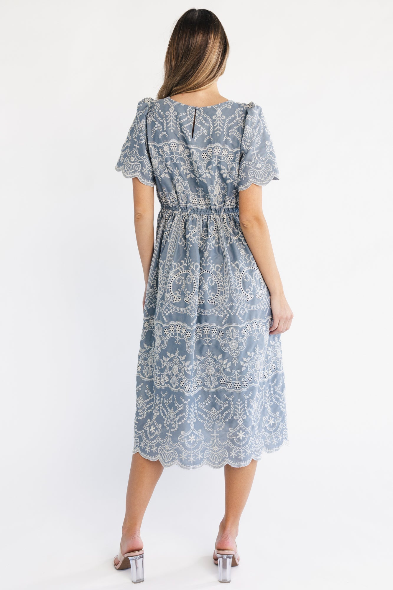 Baltic Born - Margot Eyelet Midi Dress
