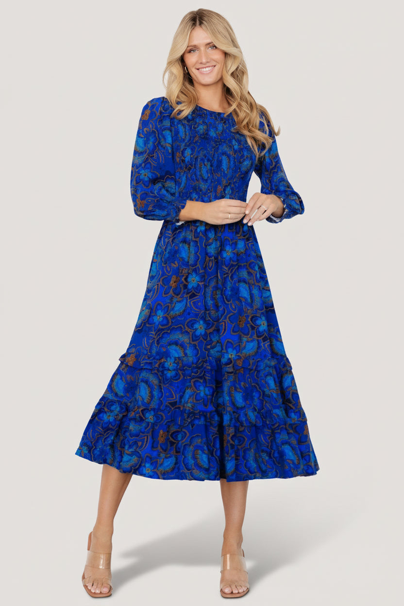 Baltic Born - Andersen Smocked Midi Dress